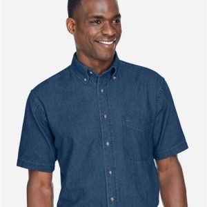 Harriton Men's Denim Shirt