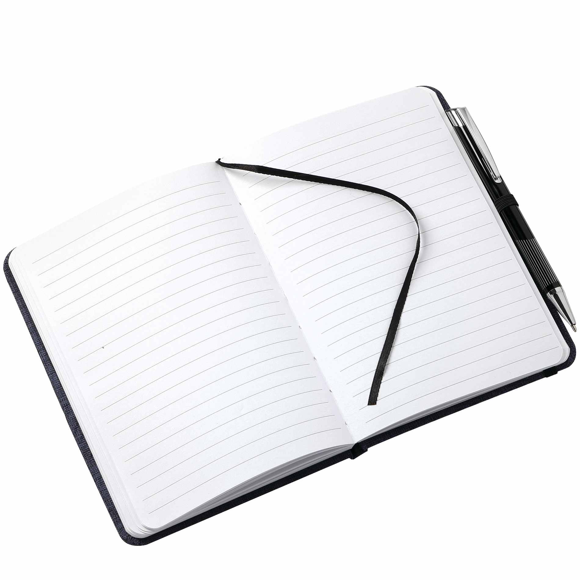 5" x 7" FSC® Mix Heathered Bound Notebook - Image 3