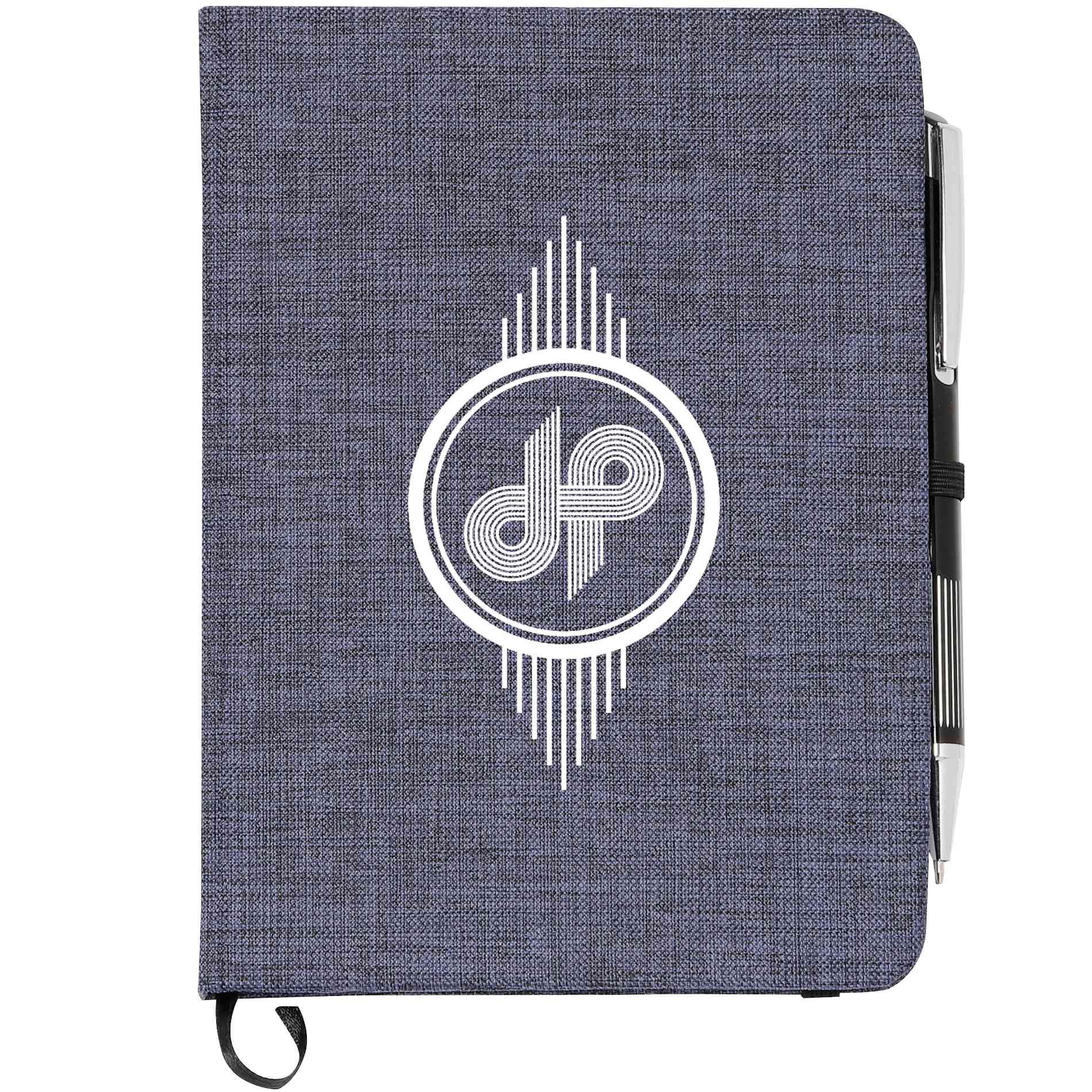 5" x 7" FSC® Mix Heathered Bound Notebook - Image 5