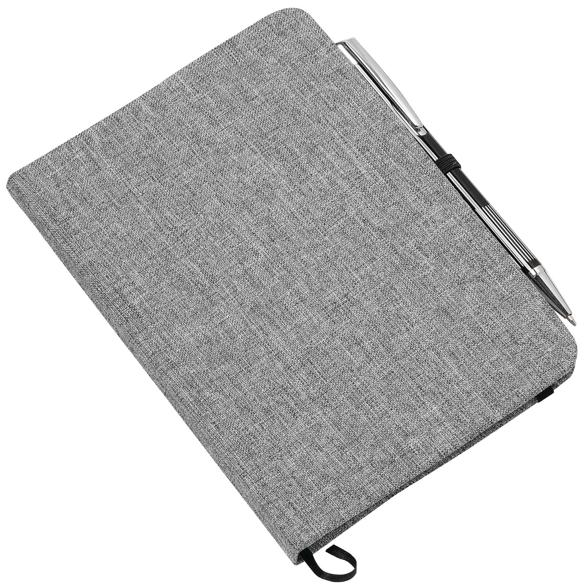 5" x 7" FSC® Mix Heathered Bound Notebook - Image 6