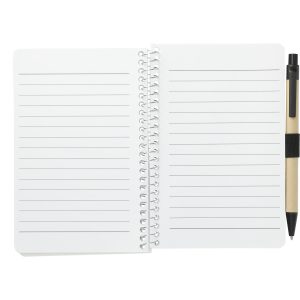 Alternative view of 4" x 6" FSC® Mix Pocket Spiral Notebook with Pen