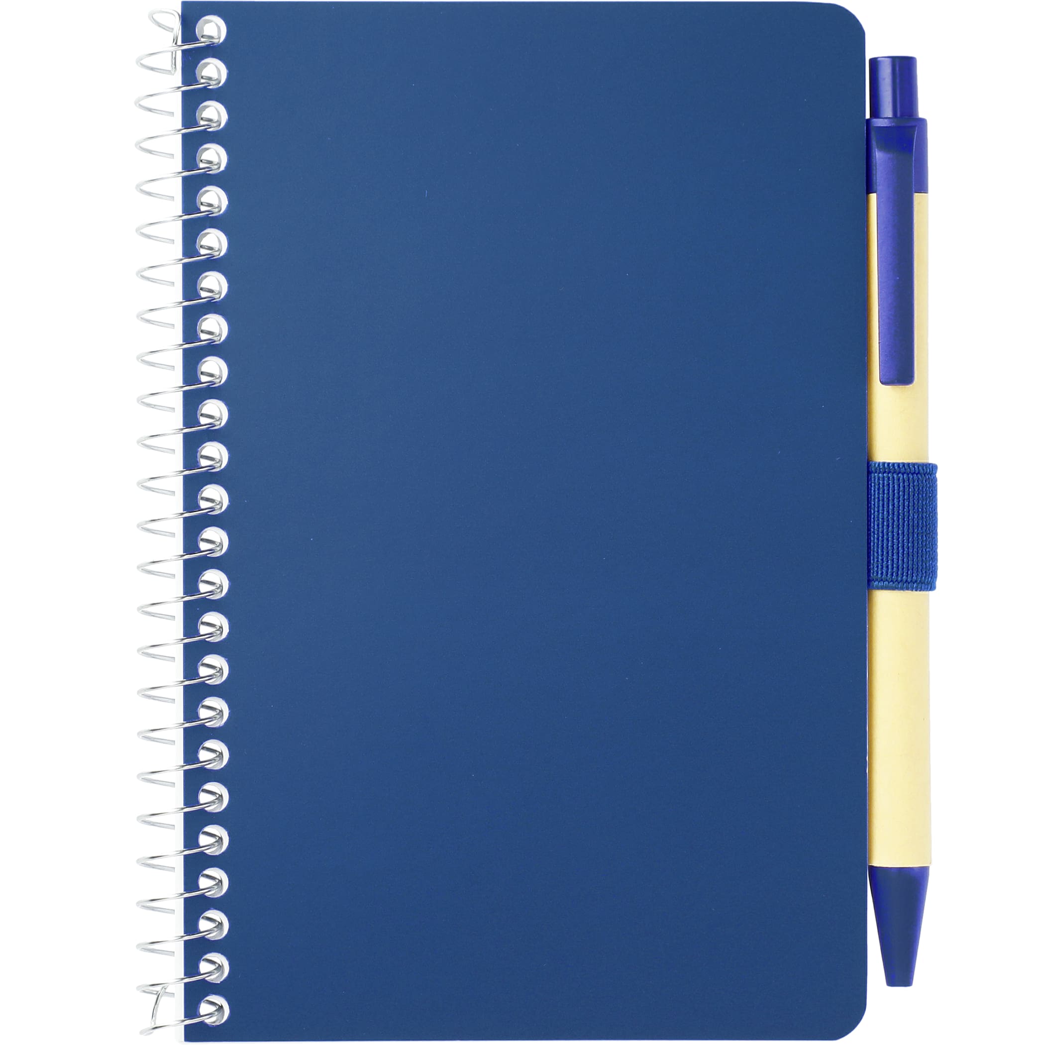 4" x 6" FSC® Mix Pocket Spiral Notebook with Pen - Image 13
