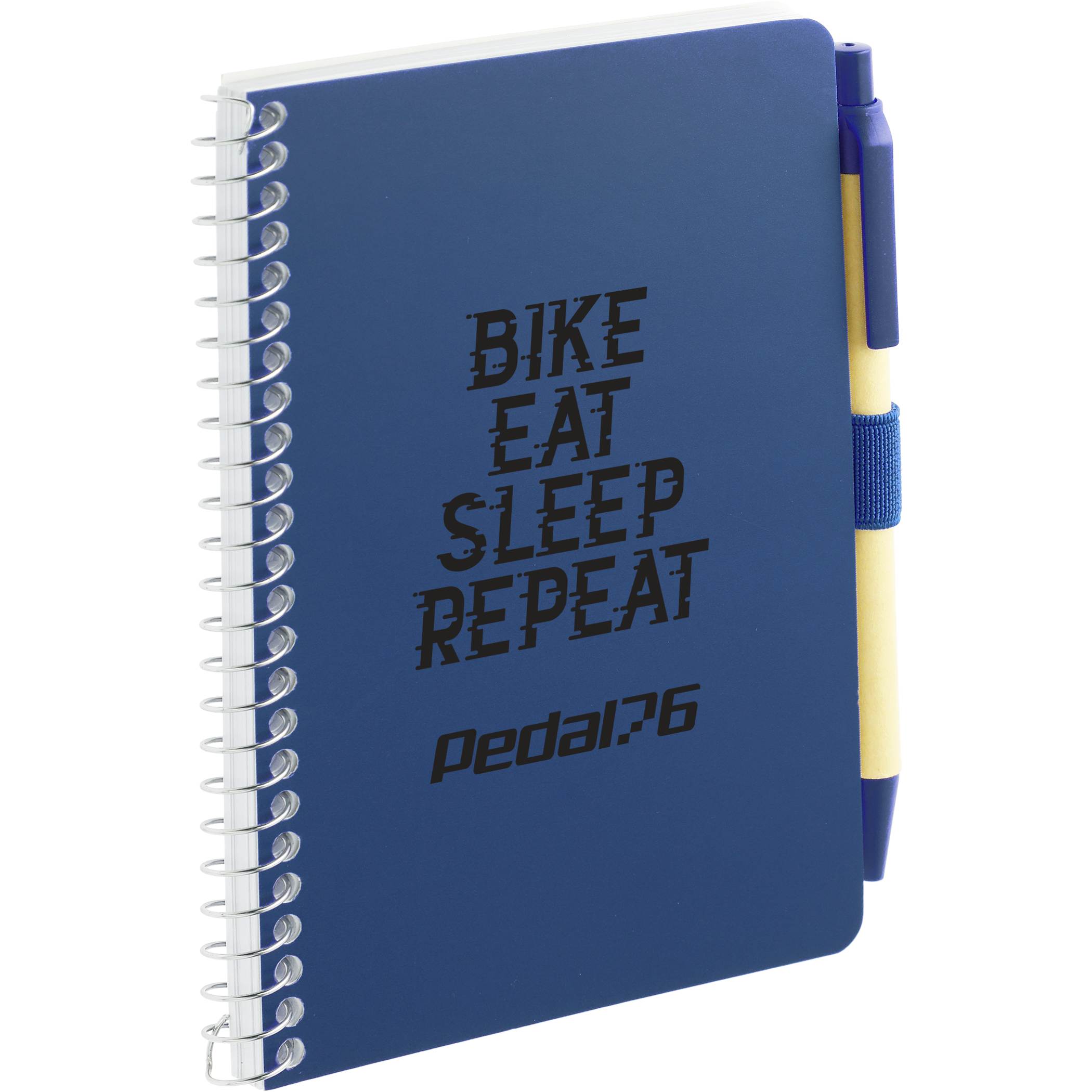 4" x 6" FSC® Mix Pocket Spiral Notebook with Pen - Image 15