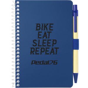 4" x 6" FSC® Mix Pocket Spiral Notebook with Pen