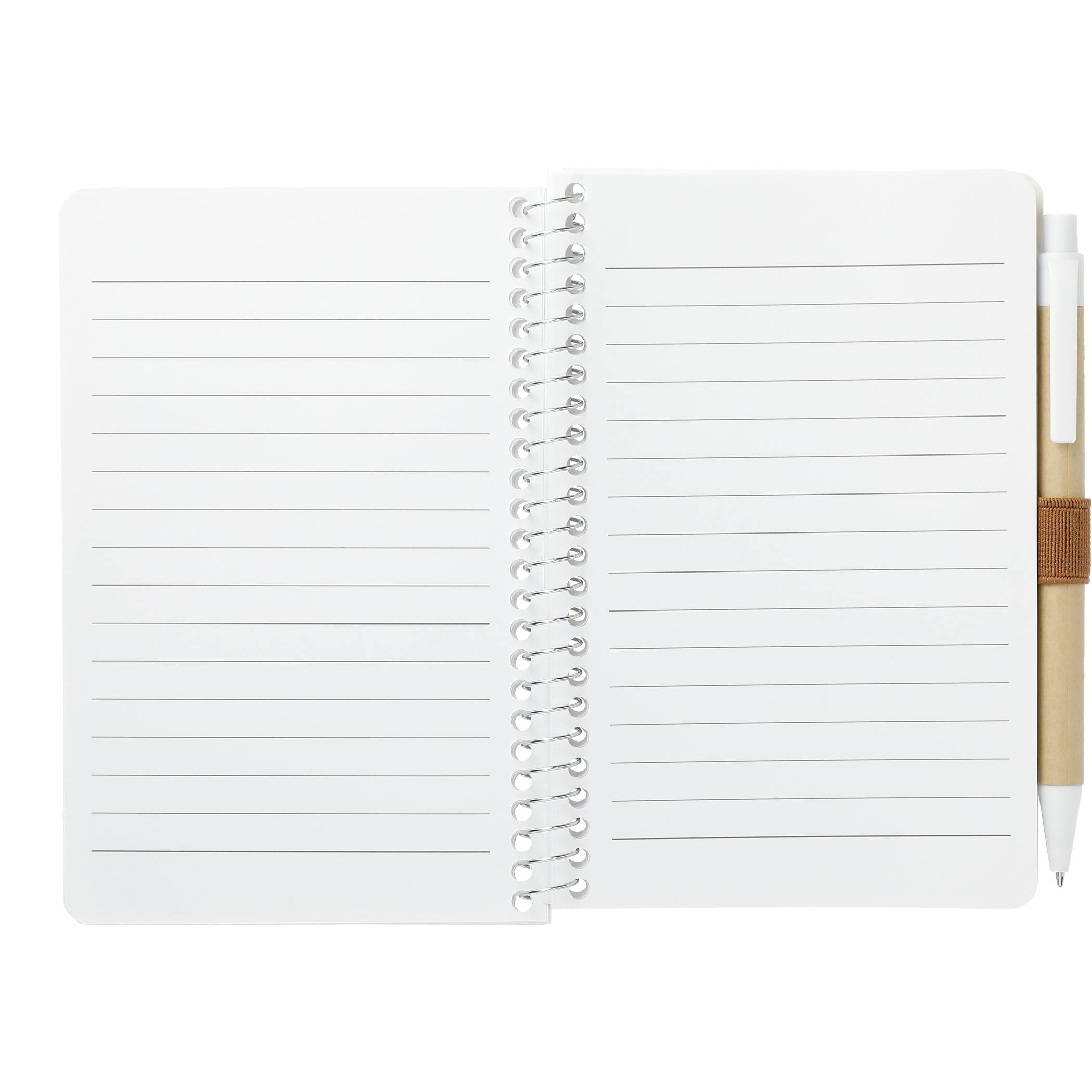 4" x 6" FSC® Mix Pocket Spiral Notebook with Pen - Image 16