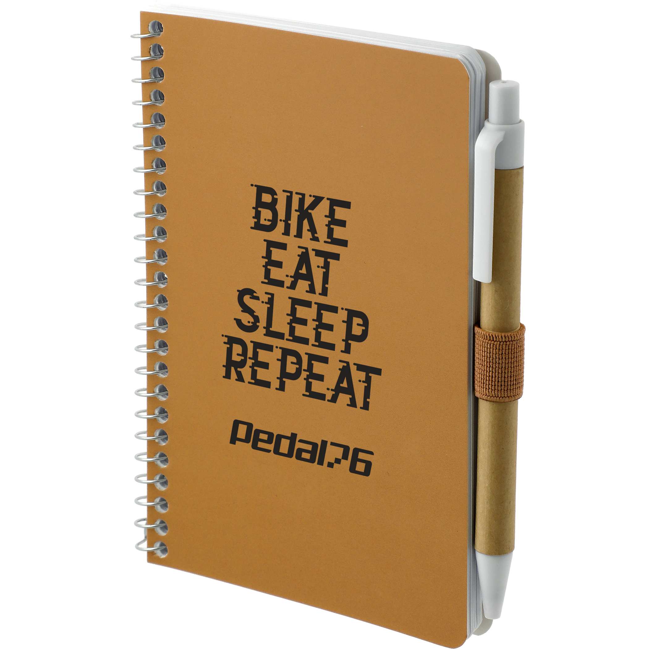 4" x 6" FSC® Mix Pocket Spiral Notebook with Pen - Image 20