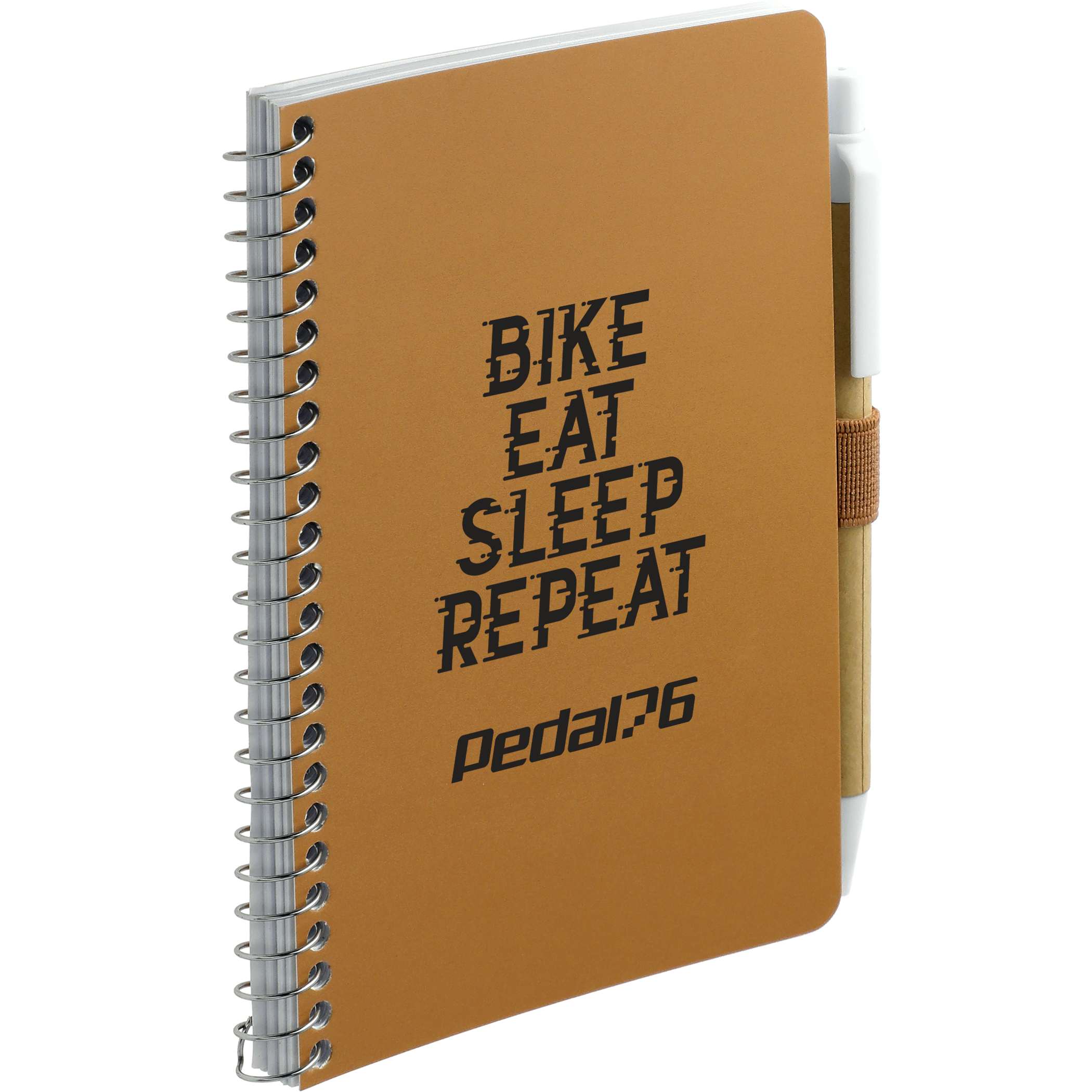 4" x 6" FSC® Mix Pocket Spiral Notebook with Pen - Image 21
