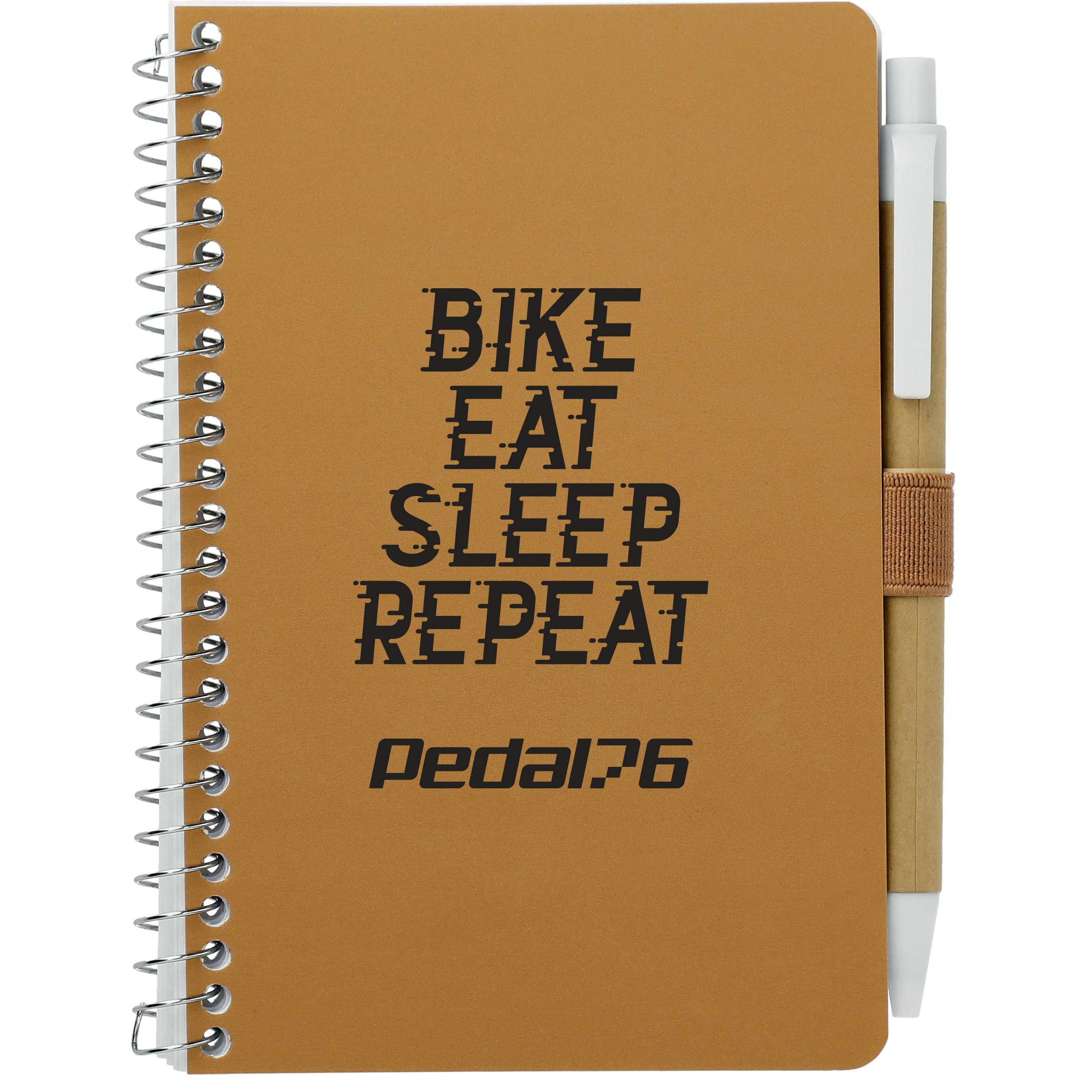 4" x 6" FSC® Mix Pocket Spiral Notebook with Pen - Image 22
