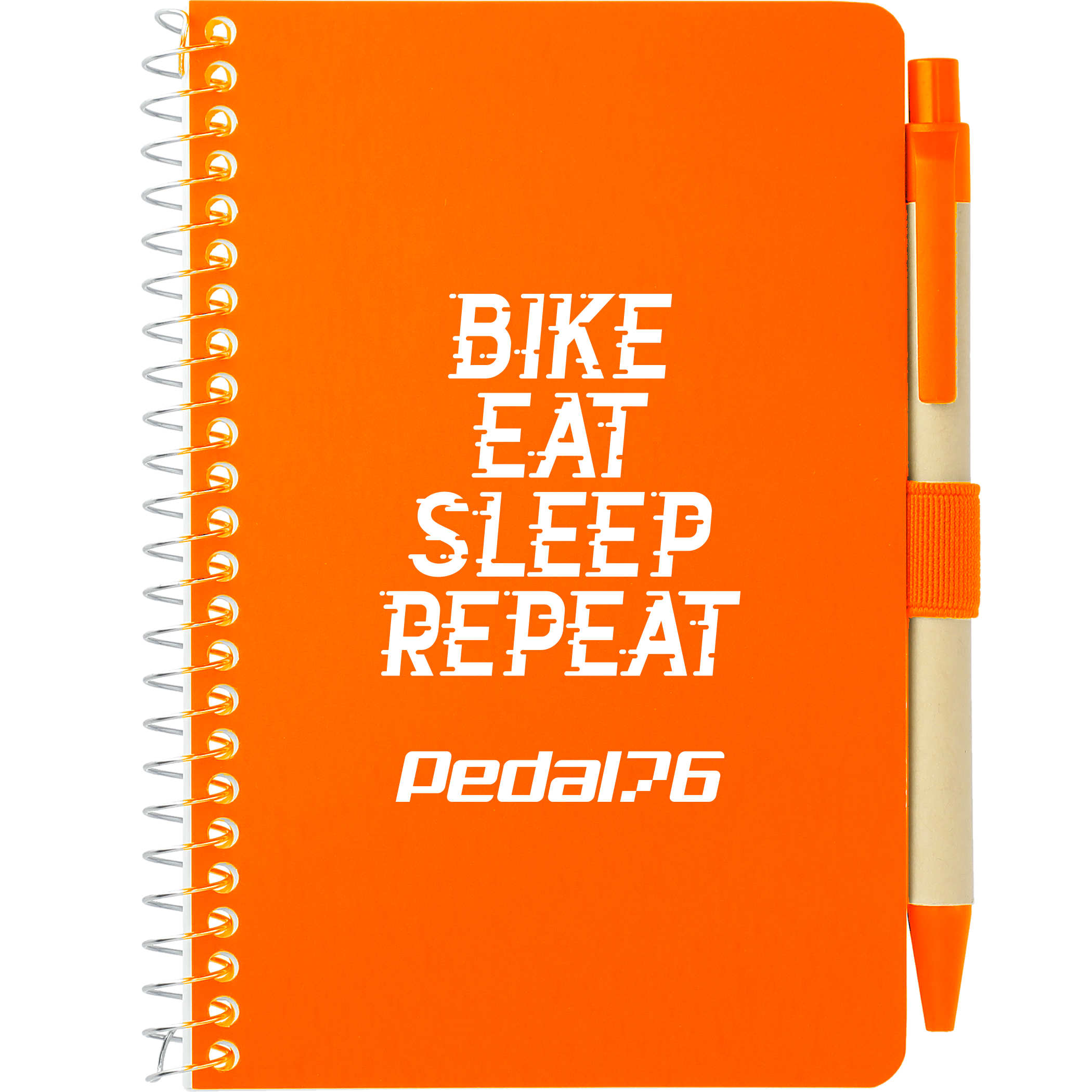 4" x 6" FSC® Mix Pocket Spiral Notebook with Pen - Image 24