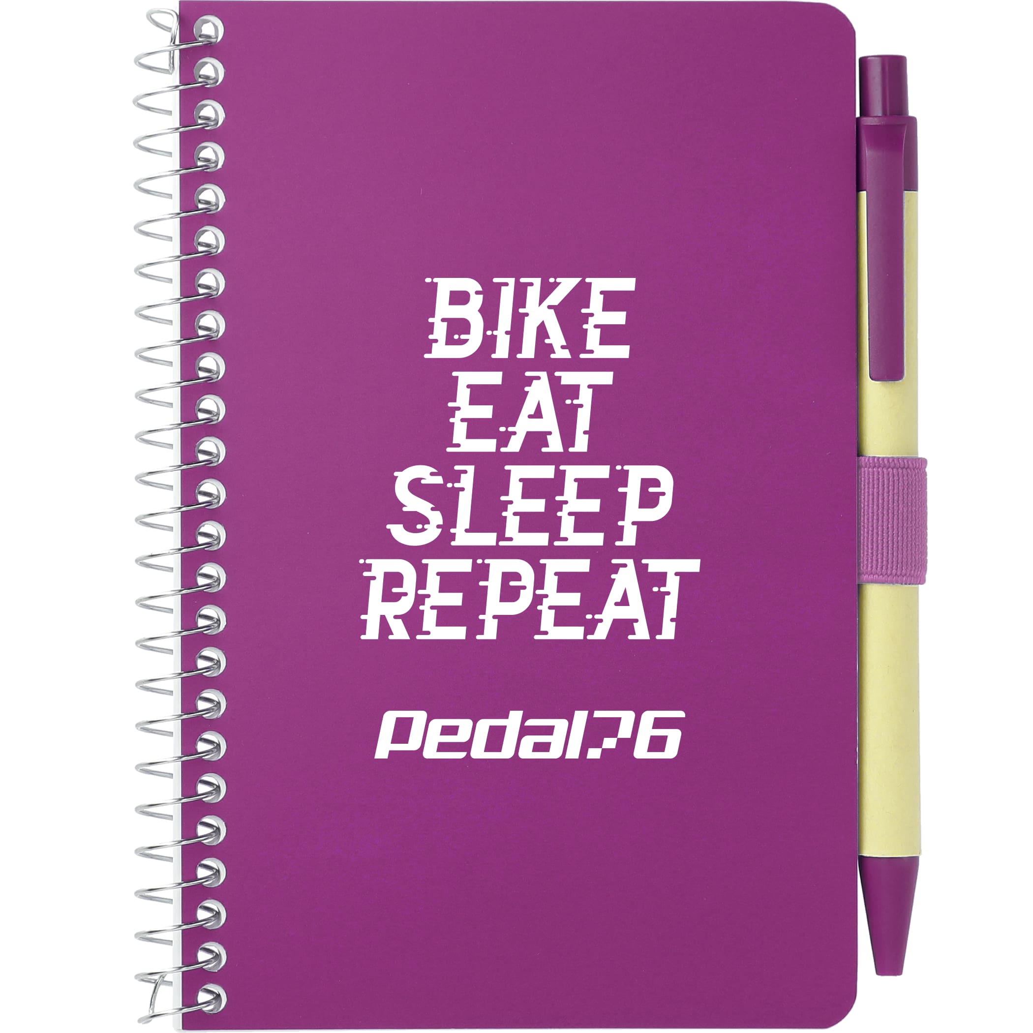 4" x 6" FSC® Mix Pocket Spiral Notebook with Pen - Image 26