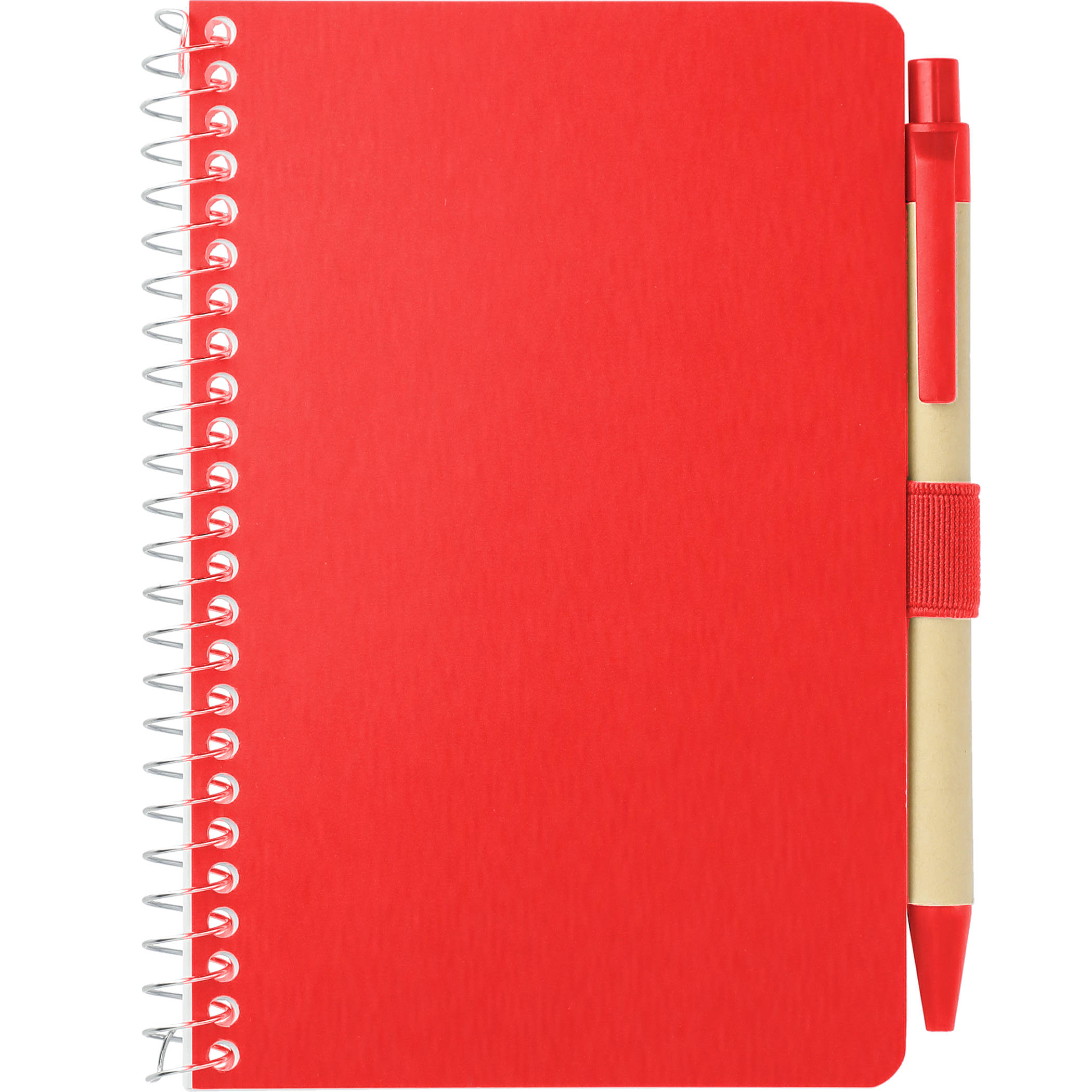 4" x 6" FSC® Mix Pocket Spiral Notebook with Pen - Image 27
