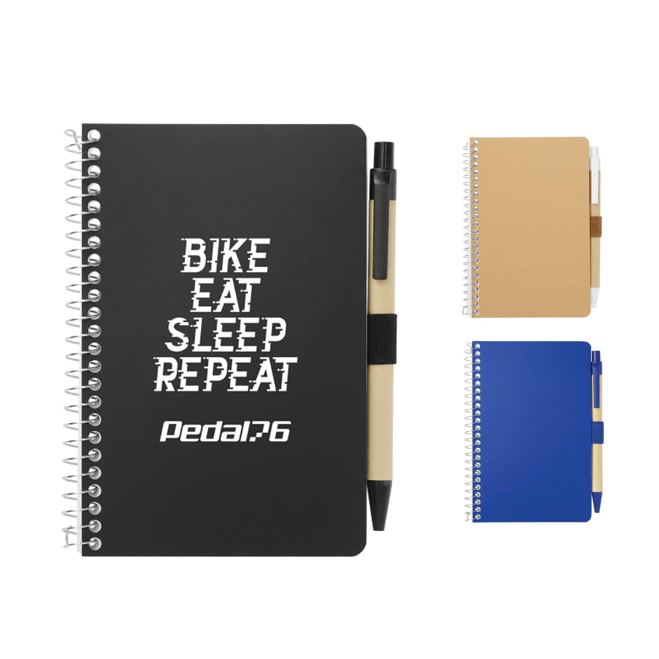4" x 6" FSC® Mix Pocket Spiral Notebook with Pen - Image 9